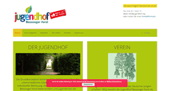 Desktop Screenshot of jugendhof.org